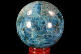 Bright Blue Apatite Sphere - Madagascar #90191-1